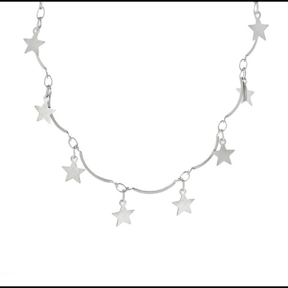 Dainty star charms choker necklace - Picture 8 of 8